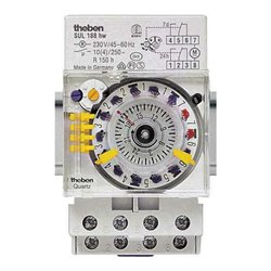Theben Quarzschaltuhr 1W, Tag/Woche SUL 188hw
