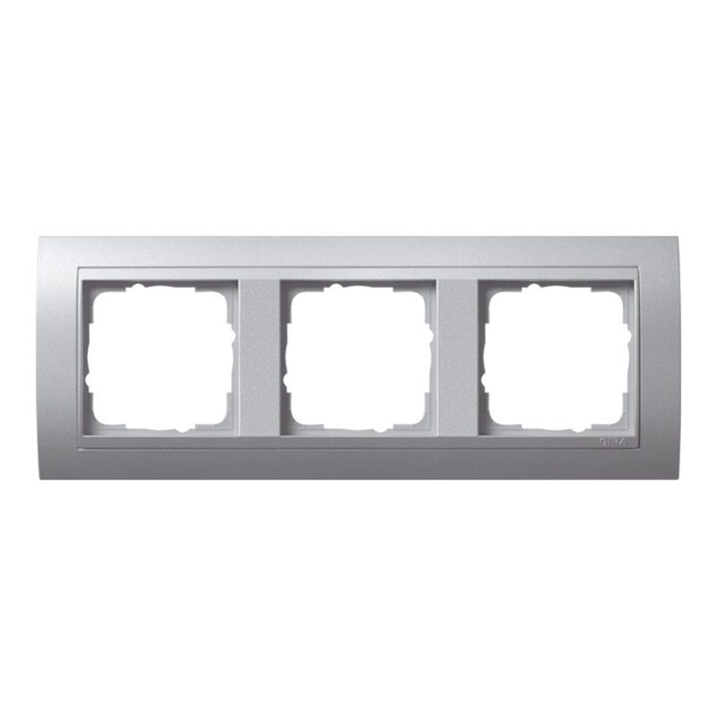 Gira Abdeckrahmen 3f.alu m.alu.ZL, Event 021336