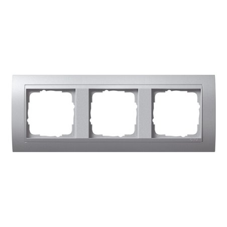 Gira Abdeckrahmen 3f.alu m.alu.ZL, Event 021336