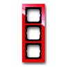 Busch-Jaeger Rahmen 3-fach rot 1723-287