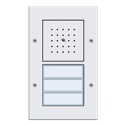 Gira Türstation AP 3fach reinweiß 126766