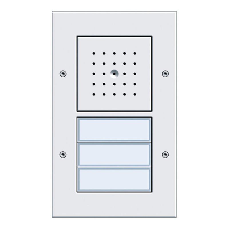Gira Türstation AP 3fach reinweiß 126766