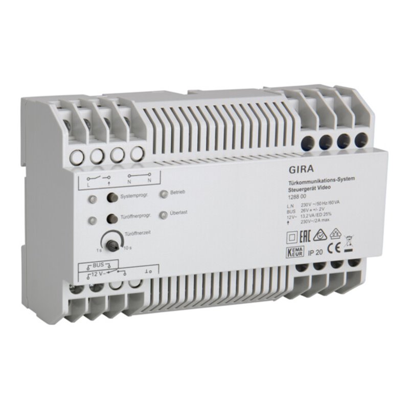 Gira Steuergerät Video Bussystem, REG, 8TE 128800