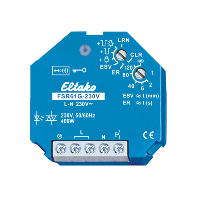 Eltako Stromstoß-Schaltrelais geräuschlos FSR61G-230V