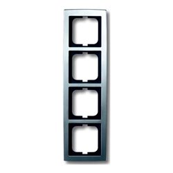 Busch-Jaeger Rahmen 4-fach chrom matt 1724-80