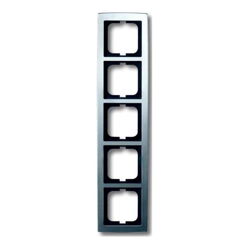 Busch-Jaeger Rahmen 5-fach chrom matt 1725-80