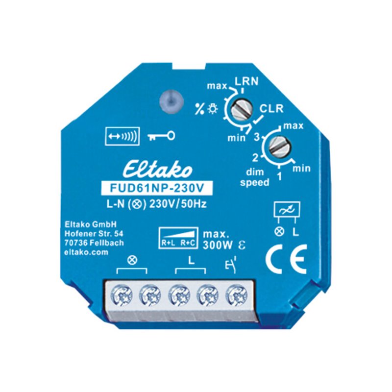 Eltako Funkaktor Universal Dimmschalter FUD61NP-230V