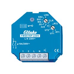 Eltako Funkaktor Multifunktions Stromstoßschalter FMS61NP-230V