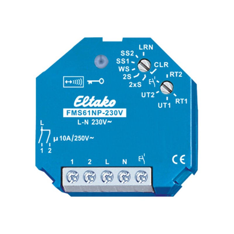 Eltako Funkaktor Multifunktions Stromstoßschalter FMS61NP-230V