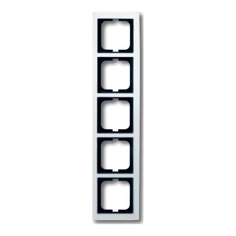 Busch-Jaeger Rahmen 5-fach studioweiß, solo 1725-84