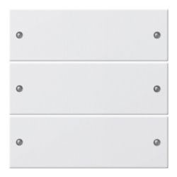 Gira Wippenset 3fach reinweiß 218303