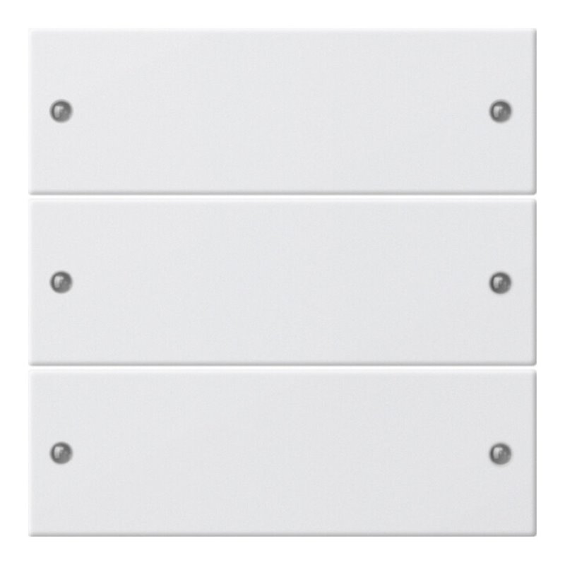 Gira Wippenset 3fach reinweiß 218303