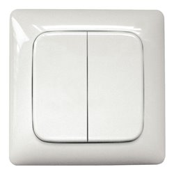 Eltako Funktaster weiß FT55R-weiß