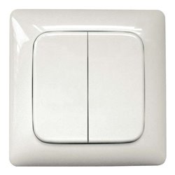 Eltako Funktaster weiß FT55R-weiß