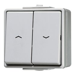 Jung Jalousie-Wippschalter ws 10AX 250V Tas.1-pol. 639 VW