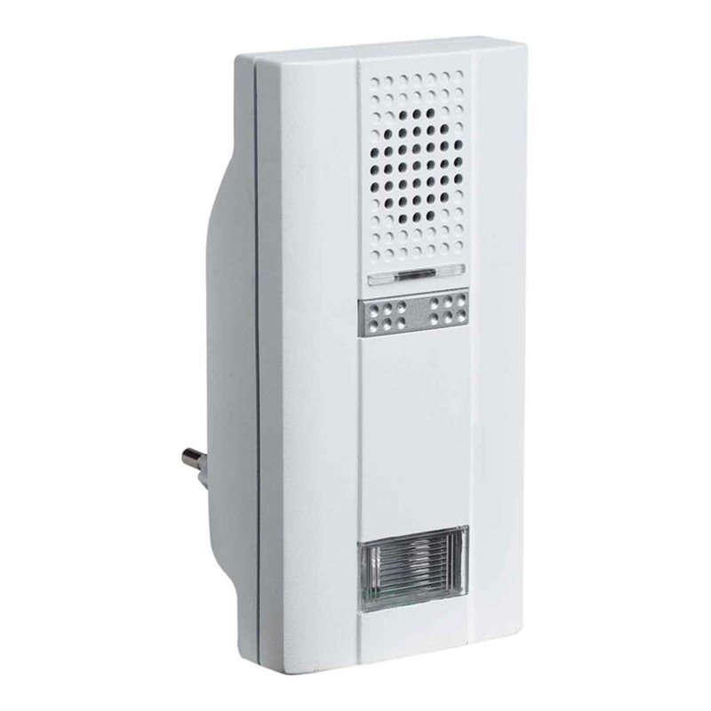 Grothe Steckdosenfunkgong Empf. 6Melodien/Blitzl.,ws MISTRAL 400E