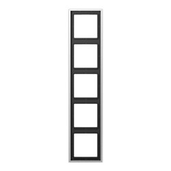 Jung Rahmen 5-fach alu waage/senkrecht AL 2985