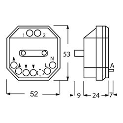 Busch-Jaeger Trennrelais 2f. 6415