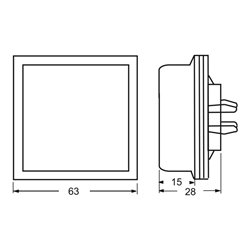 Busch-Jaeger Lichtmodul Infolicht 5 Richtungen, 2068/14-84
