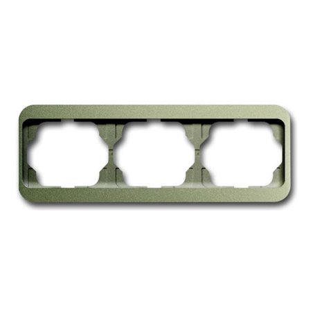 Busch-Jaeger Rahmen 3-fach palladium, waager. 1723-260