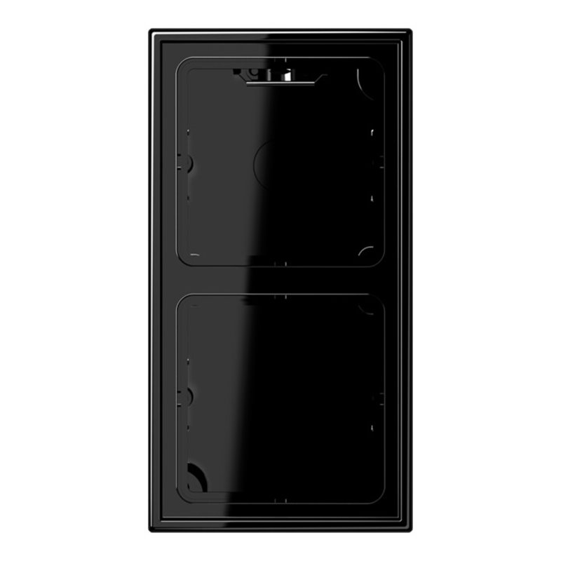 Jung AP-Kappe 2-fach sw angeformter Rahmen LS 582 A