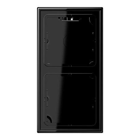 Jung AP-Kappe 2-fach sw angeformter Rahmen LS 582 A