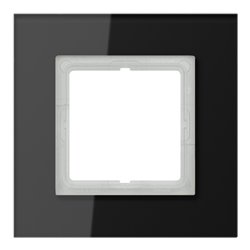 Jung Glasrahmen 1-fach sw waage/senkrecht LSP 981 GL