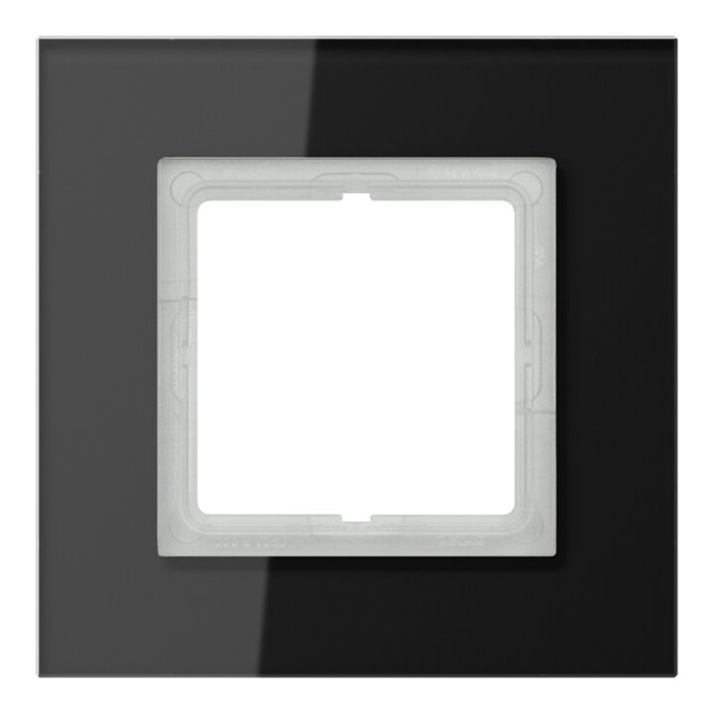 Jung Glasrahmen 1-fach sw waage/senkrecht LSP 981 GL