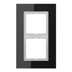Jung Glasrahmen 2-fach sw waage/senkrecht LSP 982 GL