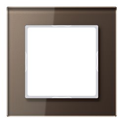 Jung Glasrahmen 1fach mokka waage-/senkrecht AC 581 GL MO