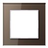 Jung Glasrahmen 1fach mokka waage-/senkrecht AC 581 GL MO