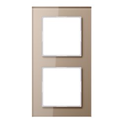 Jung Glasrahmen 2fach champ waage-/senkrecht AC 582 GL CH
