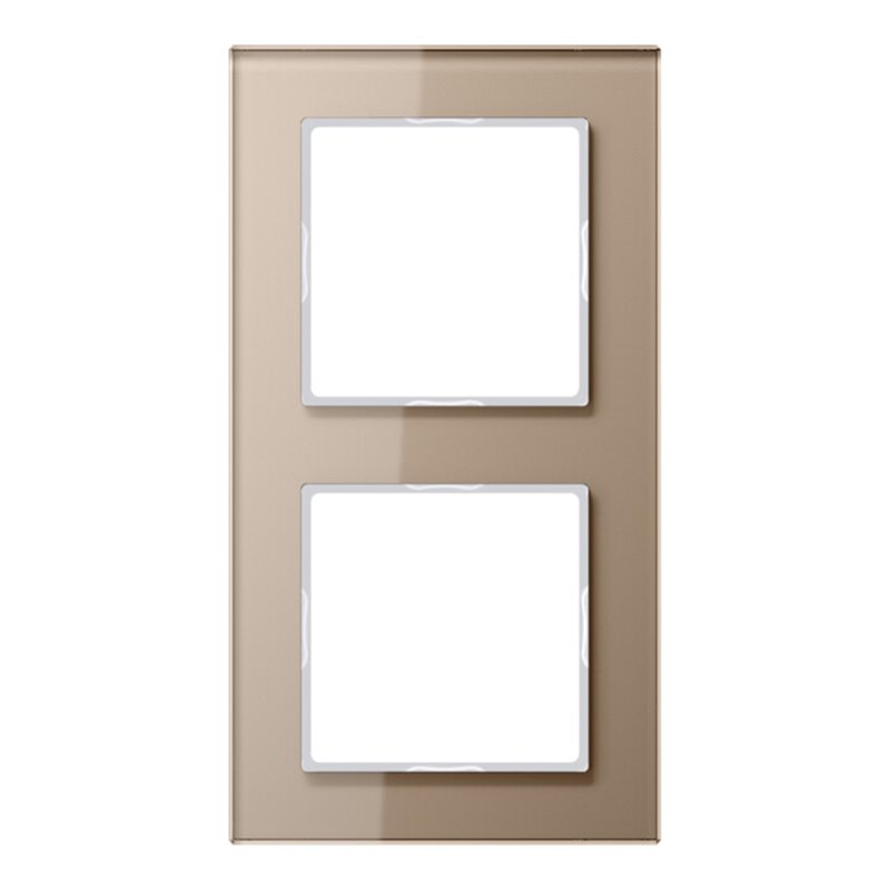 Jung Glasrahmen 2fach champ waage-/senkrecht AC 582 GL CH