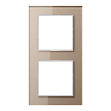 Jung Glasrahmen 2fach champ waage-/senkrecht AC 582 GL CH
