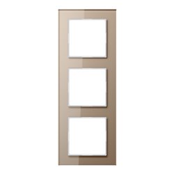 Jung Glasrahmen 3fach champ waage-/senkrecht AC 583 GL CH