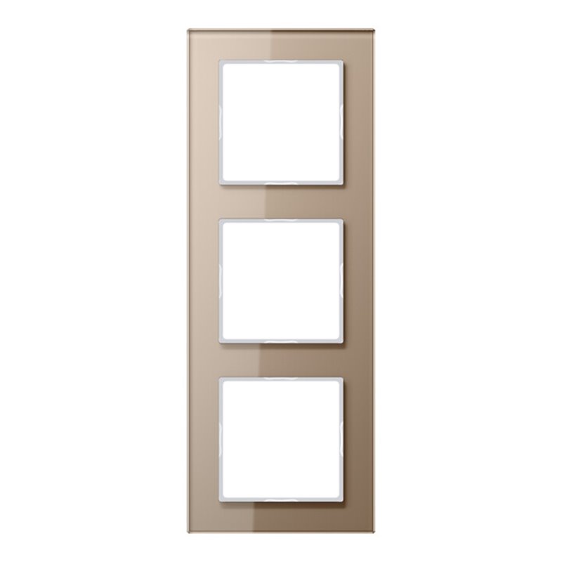 Jung Glasrahmen 3fach champ waage-/senkrecht AC 583 GL CH