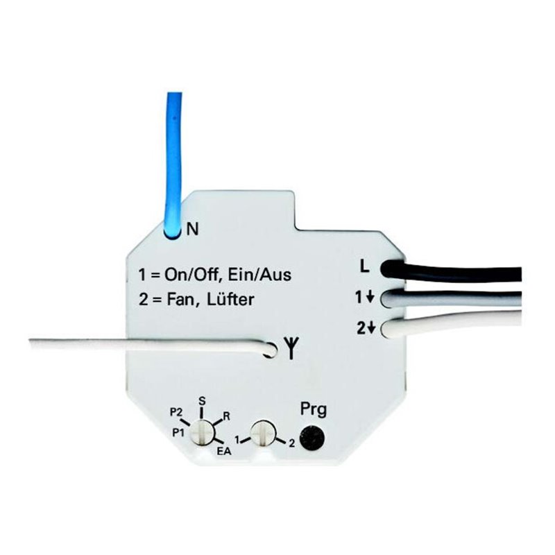 Busch-Jaeger Aktor 2-fach weiß 6703