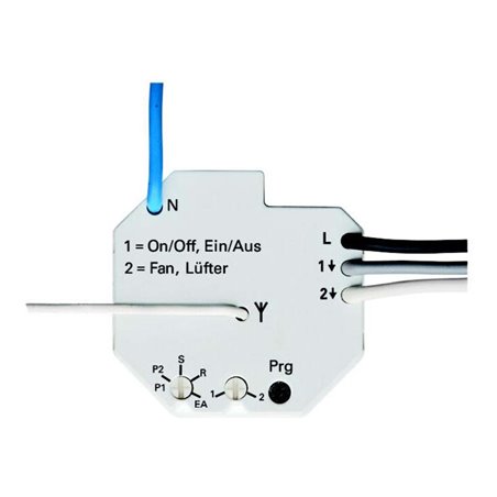 Busch-Jaeger Aktor 2-fach weiß 6703