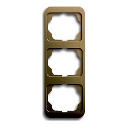 Busch-Jaeger Rahmen 3-fach bronze, senkr. alpha 1733-21