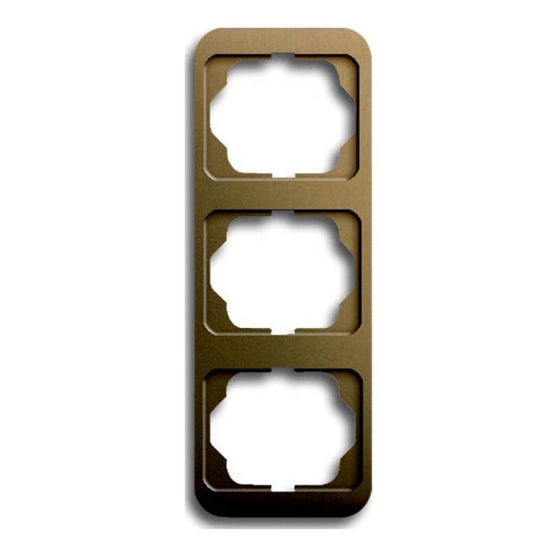 Busch-Jaeger Rahmen 3-fach bronze, senkr. alpha 1733-21