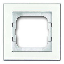 Busch-Jaeger Rahmen 1-fach weißglas 1721-280