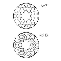 OBO Bettermann Vertr Stahldraht-Spannseil Ring 50m 957 4 G