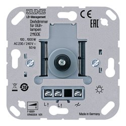 Jung Drehdimmer mit Druckschalter 211 GDE