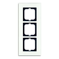 Busch-Jaeger Rahmen 3-fach weißglas 1723-811