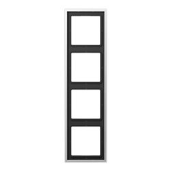 Jung Rahmen 4-fach alu waage/senkrecht AL 2984