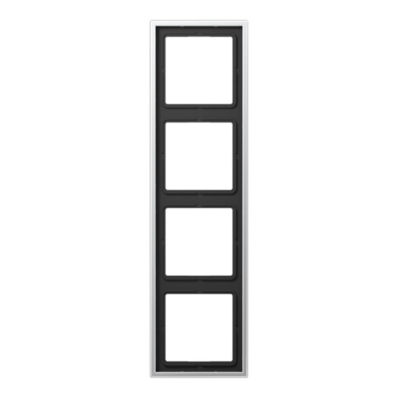 Jung Rahmen 4-fach alu waage/senkrecht AL 2984