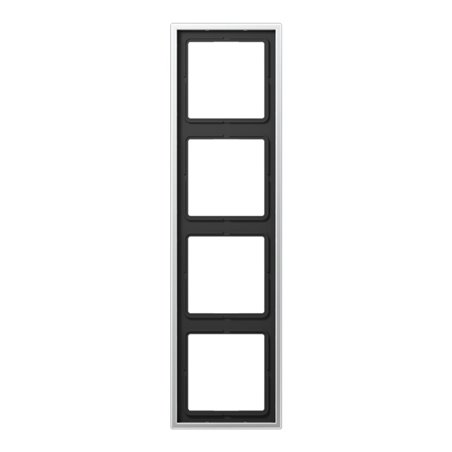 Jung Rahmen 4-fach alu waage/senkrecht AL 2984