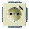 Busch-Jaeger Schuko/USB-Steckdose elfenbeinweiß 20 EUCBUSB-82