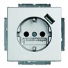 Busch-Jaeger Schuko/USB-Steckdose alusilber 20 EUCBUSB-83