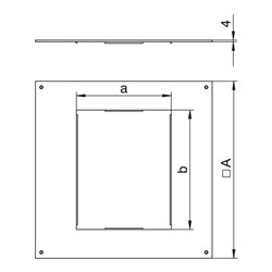 OBO Bettermann Vertr Montagedeckel 250-2 f. GES6 DUG 250-3 6